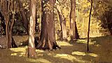 Effect Paintings - The Yerres, Effect of Light by Gustave Caillebotte